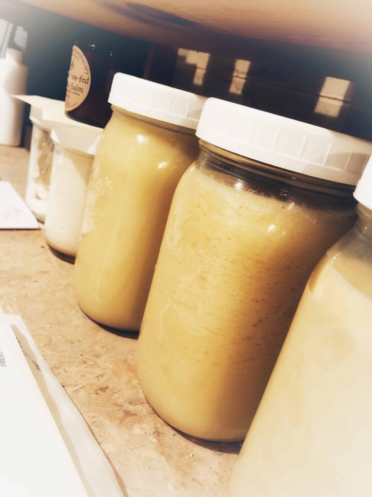 Rendered grass fed beef tallow