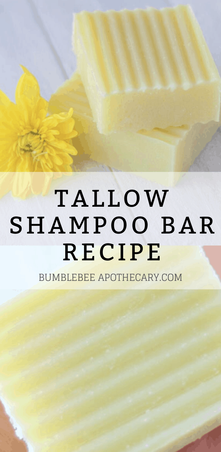 Tallow Shampoo Bar Recipe Bumblebee Apothecary