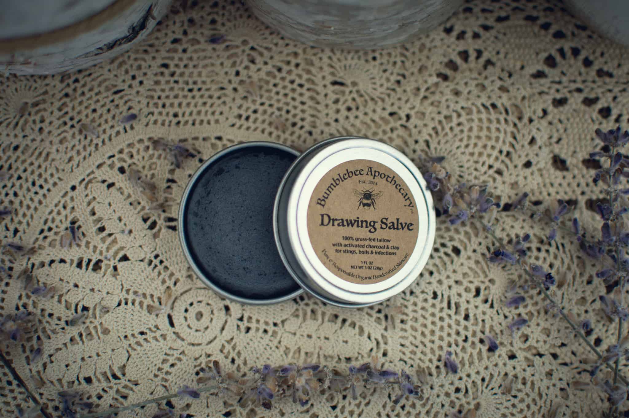 Charcoal Drawing Salve ⋆ Twin Flower Botanicals