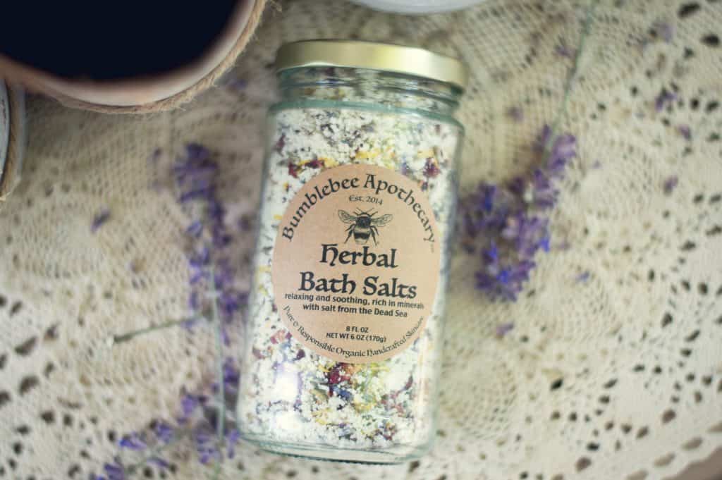 Herbal Bath Salts Recipe Bumblebee Apothecary