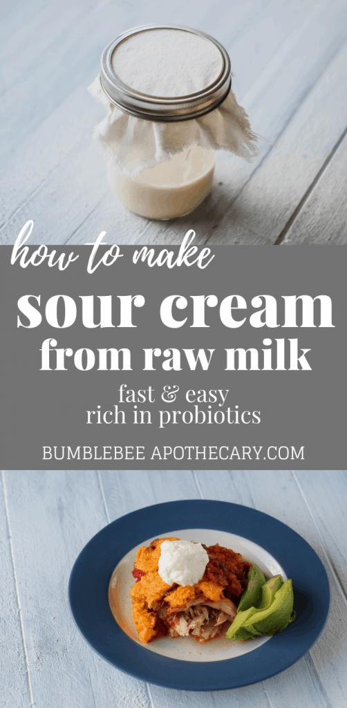 How to make sour cream from raw milk #rawmilk #sourcream #homemade #recipes #nutrientdense #wapf #nourishing #nourishingtraditions #gapsdiet