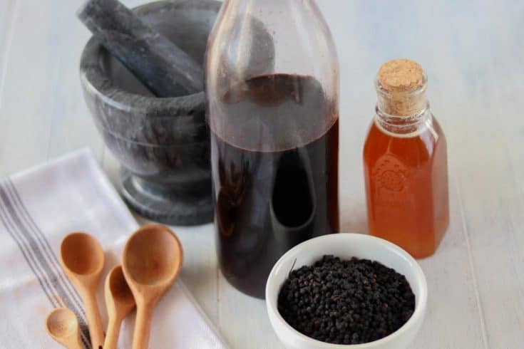 How to make elderberry syrup with dried elderberries