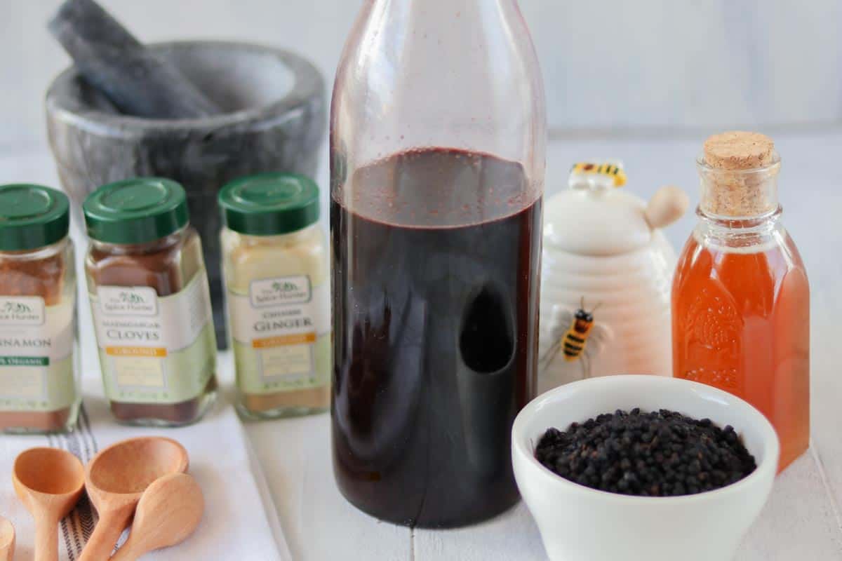 How to Make Elderberry Syrup with Dried Elderberries Bumblebee Apothecary