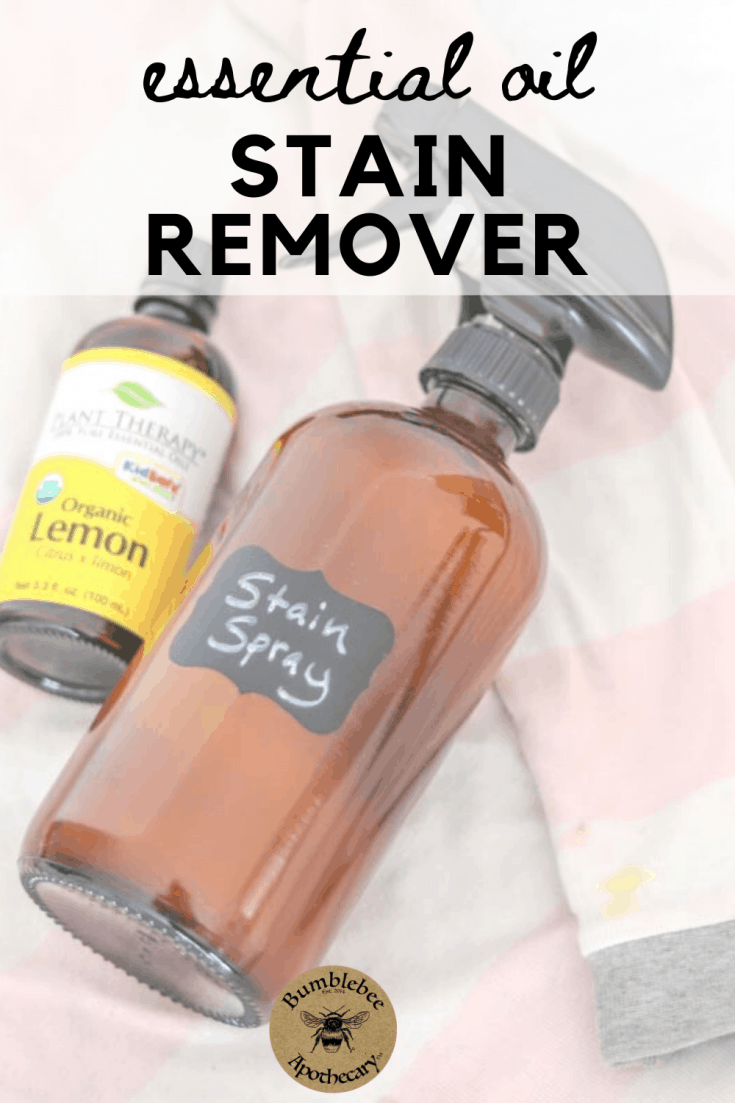 Essential Oil Stain Remover Bumblebee Apothecary