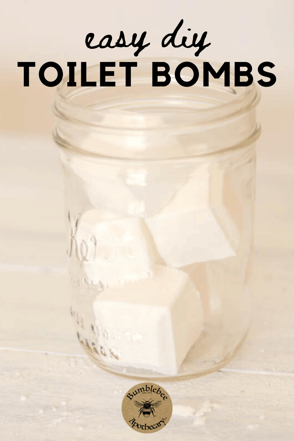 Toilet Bombs Easy DIY Toilet Cleaner Bumblebee Apothecary