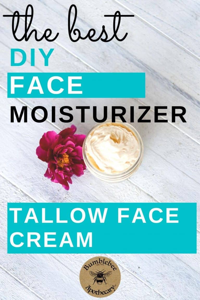 DIY Face Moisturizer Tallow Face Cream - Bumblebee Apothecary