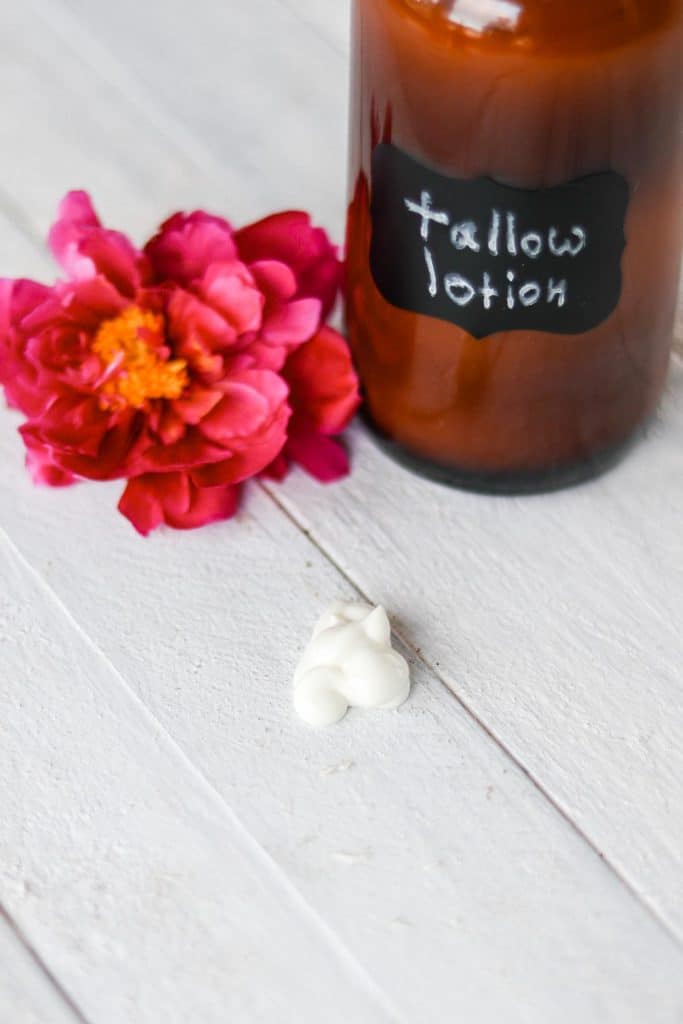 Tallow lotion recipe