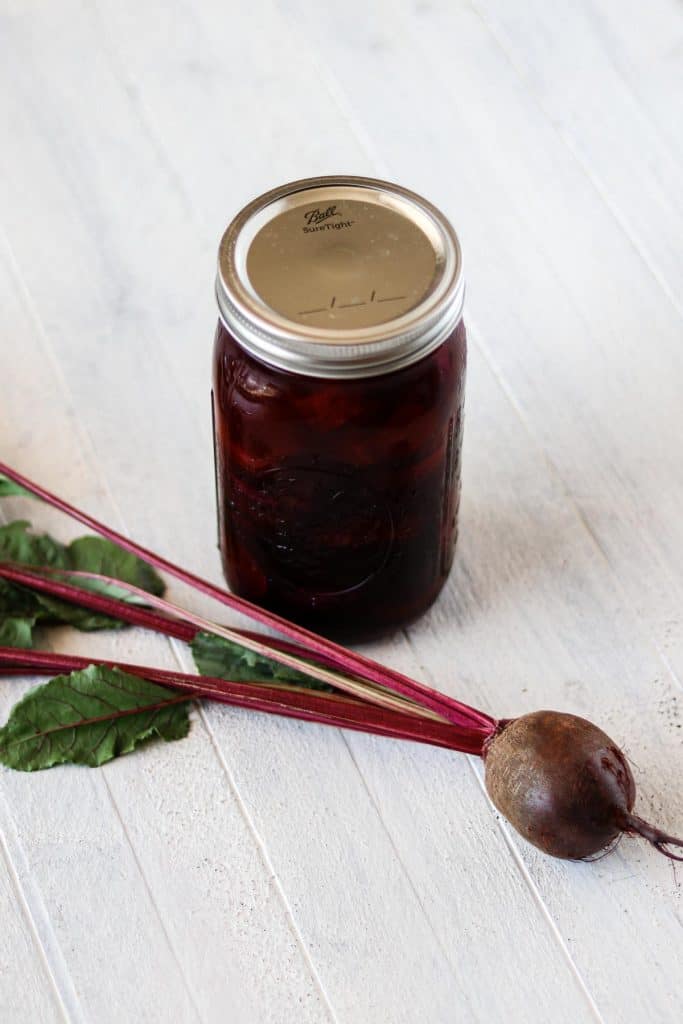 Naturally fermented beets
