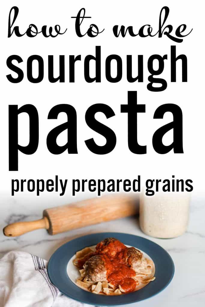 An easy and healthy sourdough pasta recipe that is made with sourdough discard. Sourdough pasta dough, sourdough discard pasta recipes. #foodanddrink #healthyrecipes #sourdough 