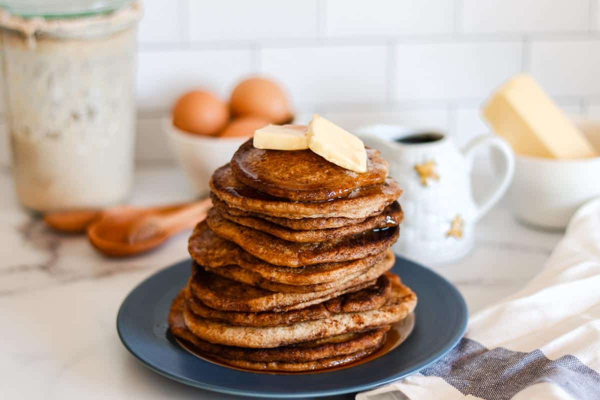 Sourdough pancakes recipe