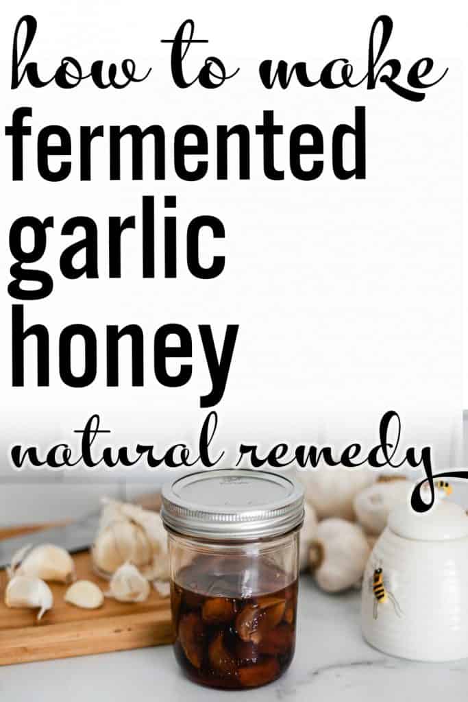 Today I'm going to show you how to boost your immune system from the kitchen with this fermented garlic honey recipe.