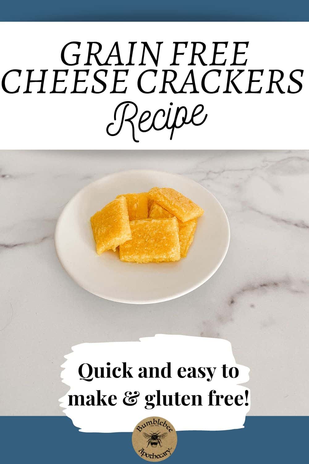 Grain Free Cheese Crackers Recipe Bumblebee Apothecary