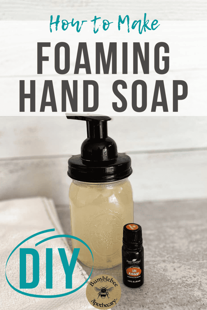 How to make DIY foaming hand soap