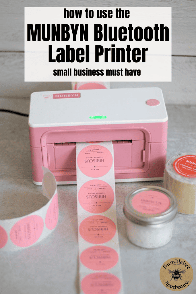 The best tutorial for how to print product labels at home with a bluetooth thermal printer