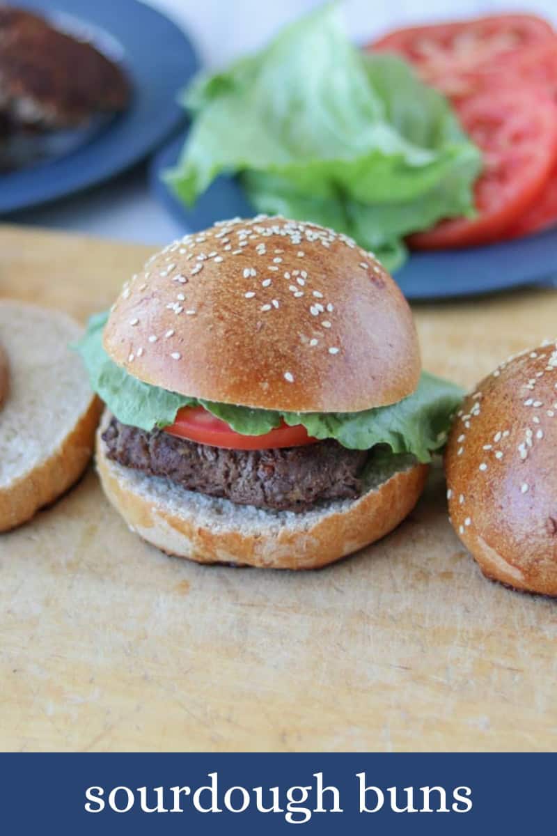 sourdough hamburger buns